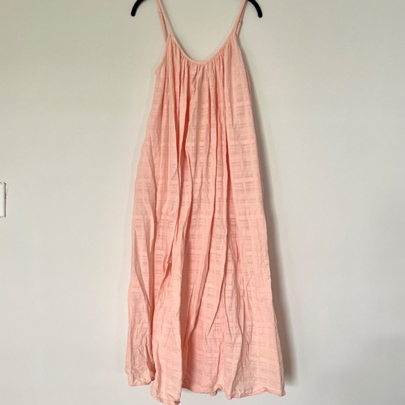 NWOT Mara Hoffman Swim Fiona pale pink maxi dress - Picture 3 of 4